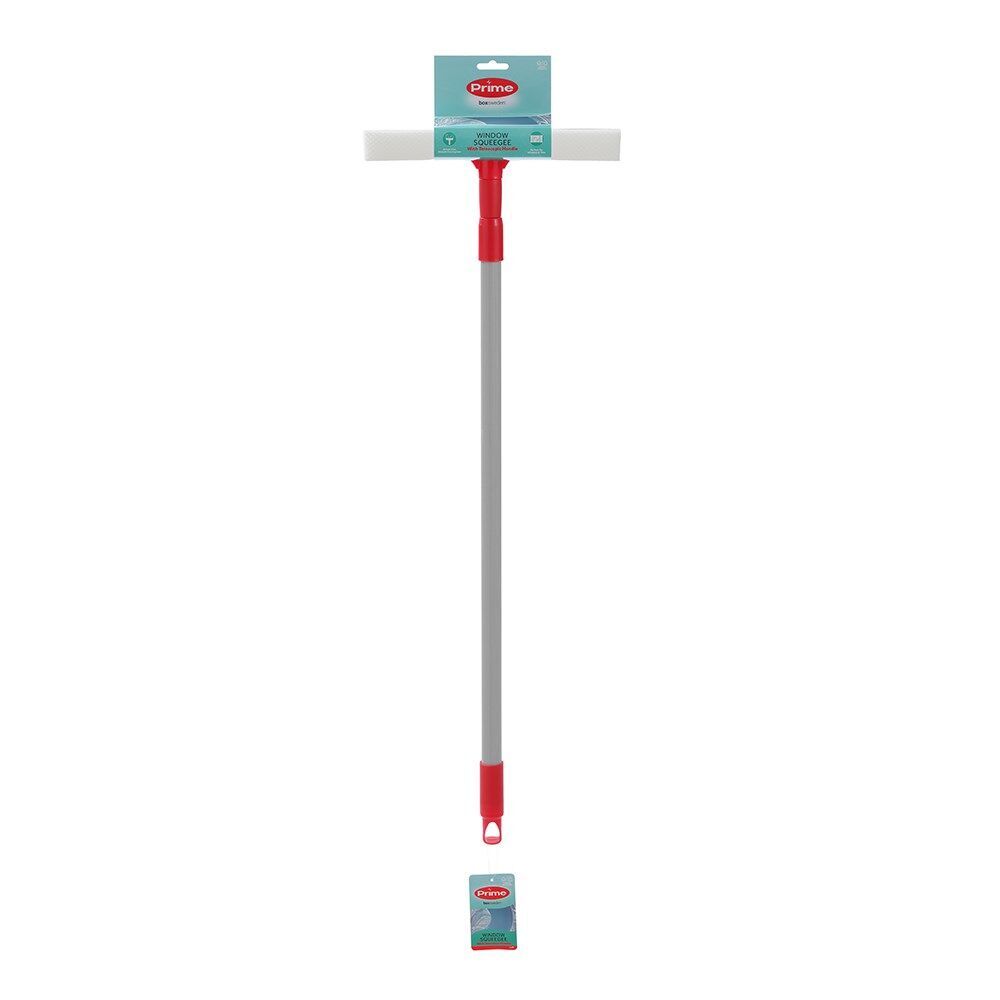 3PK Boxsweden Prime Window Cleaning Squeegee w/ Sponge & Handle 1.3m/25cm Assorted