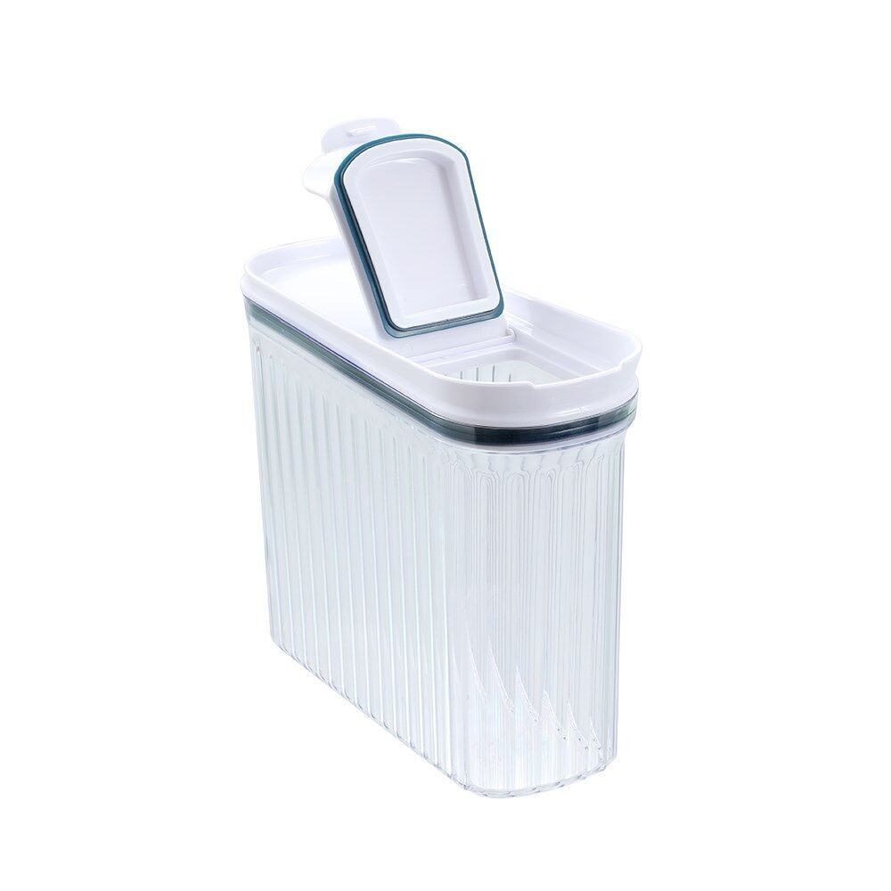 6PK Lemon and Lime Crystal Ribbed Food Dispensing Container 2.7L/22x8x26cm Assorted