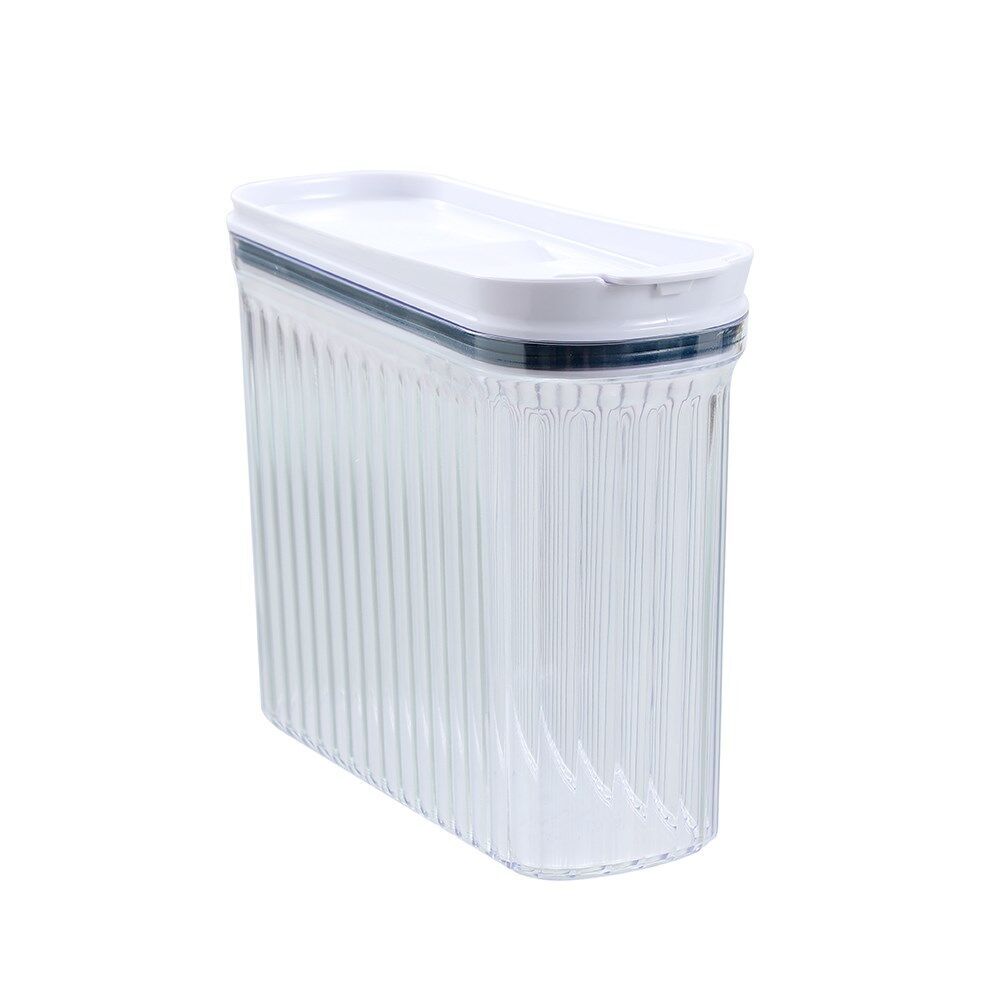 6PK Lemon and Lime Crystal Ribbed Food Dispensing Container 2.7L/22x8x26cm Assorted