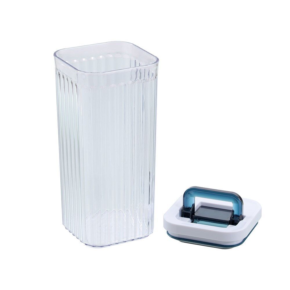 12PK Lemon and Lime Crystal Ribbed Food Storage Container 1.5L/22.5cm Assorted