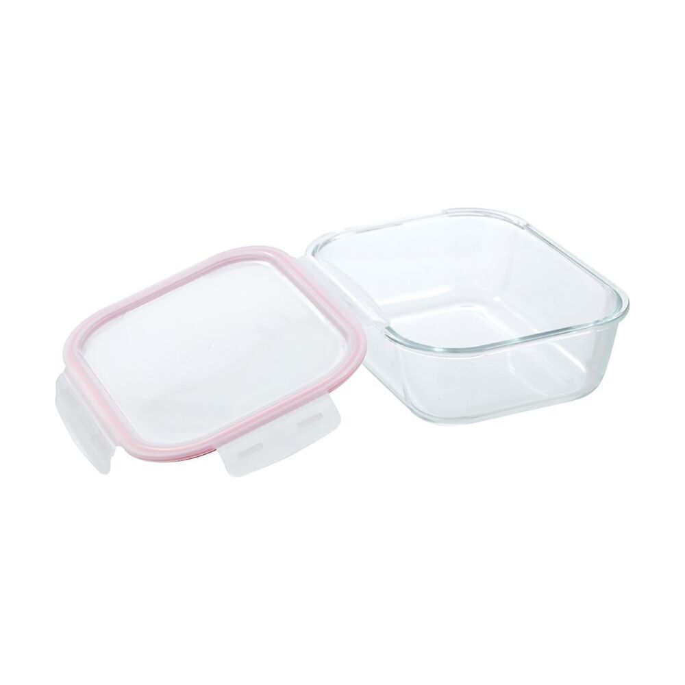 3PK Lemon and Lime Yorkshire Glass Rectangle Clip Seal Container 2.3L Food Safe