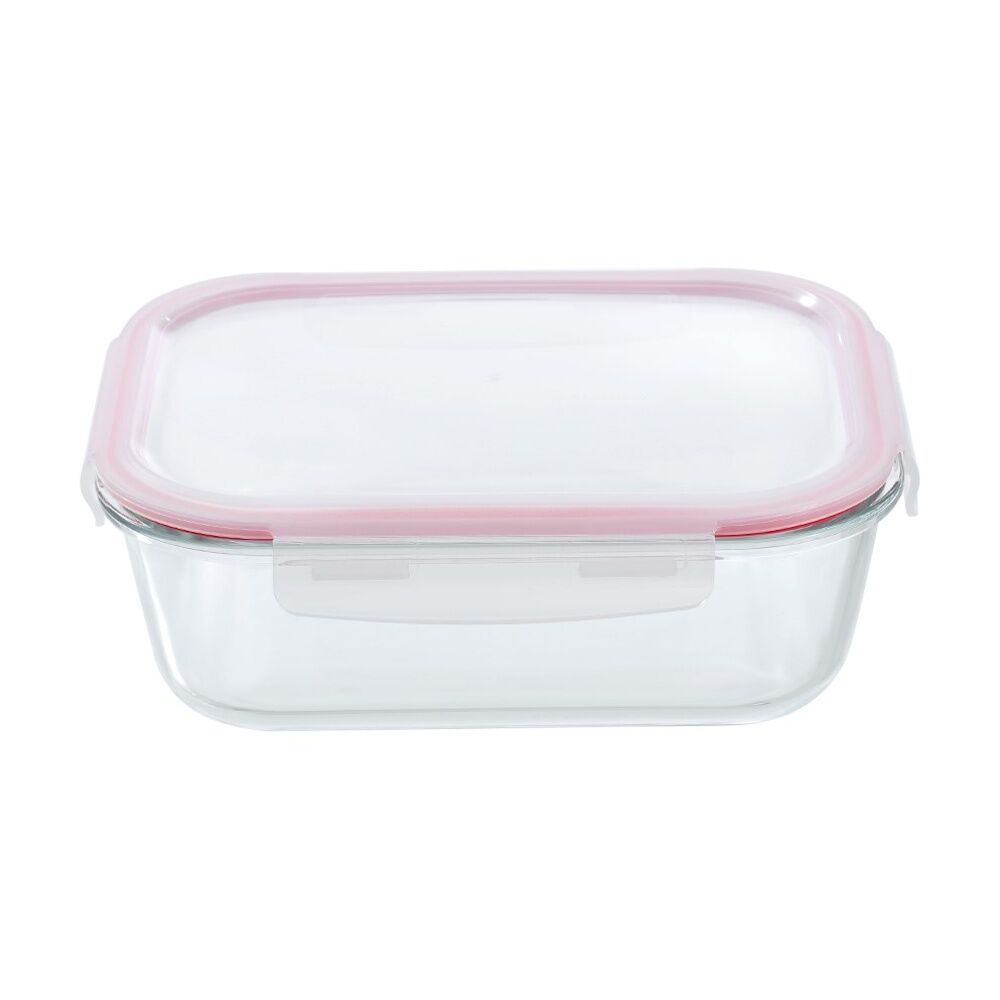 3PK Lemon and Lime Yorkshire Glass Rectangle Clip Seal Container 2.3L Food Safe