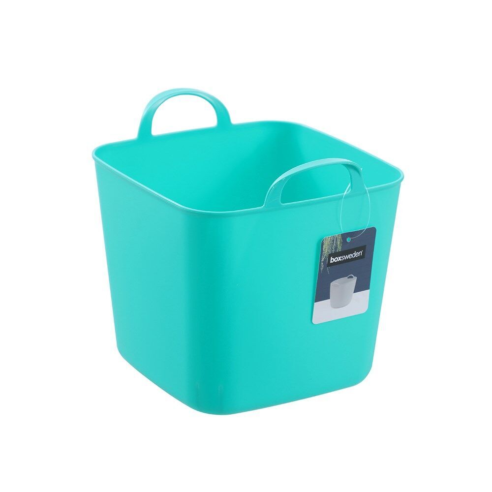 24PK Boxsweden Mini Flexible Storage Organiser Square Tub/Box 5L/23x20x20cm Assorted