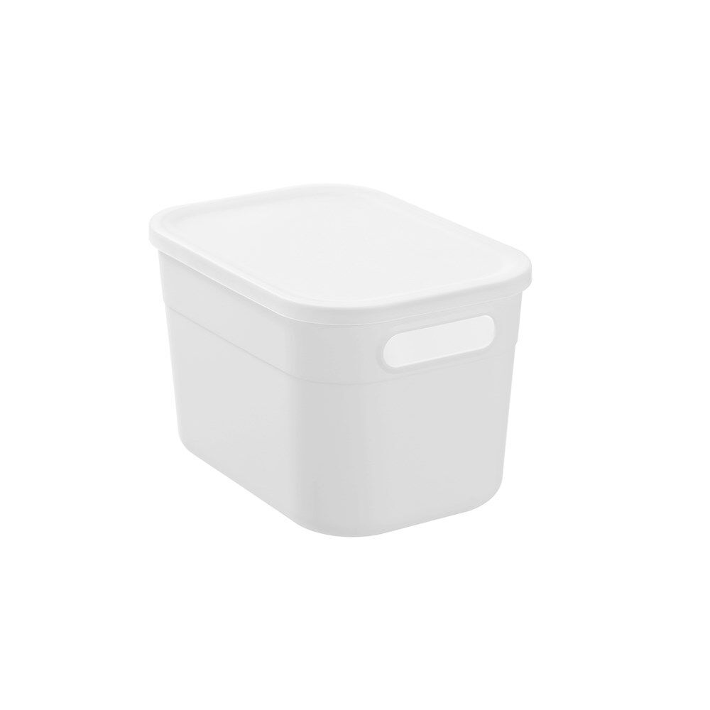12PK Boxsweden Stackable Durable Storage Container with Lid 24.5cm 5L