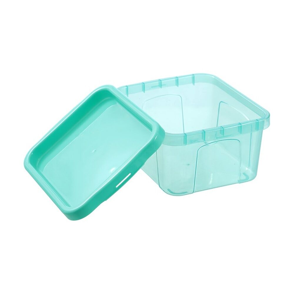 24PK Boxsweden Click Storage Box 2.3L Secure Lock Lid Home Organisation Assorted