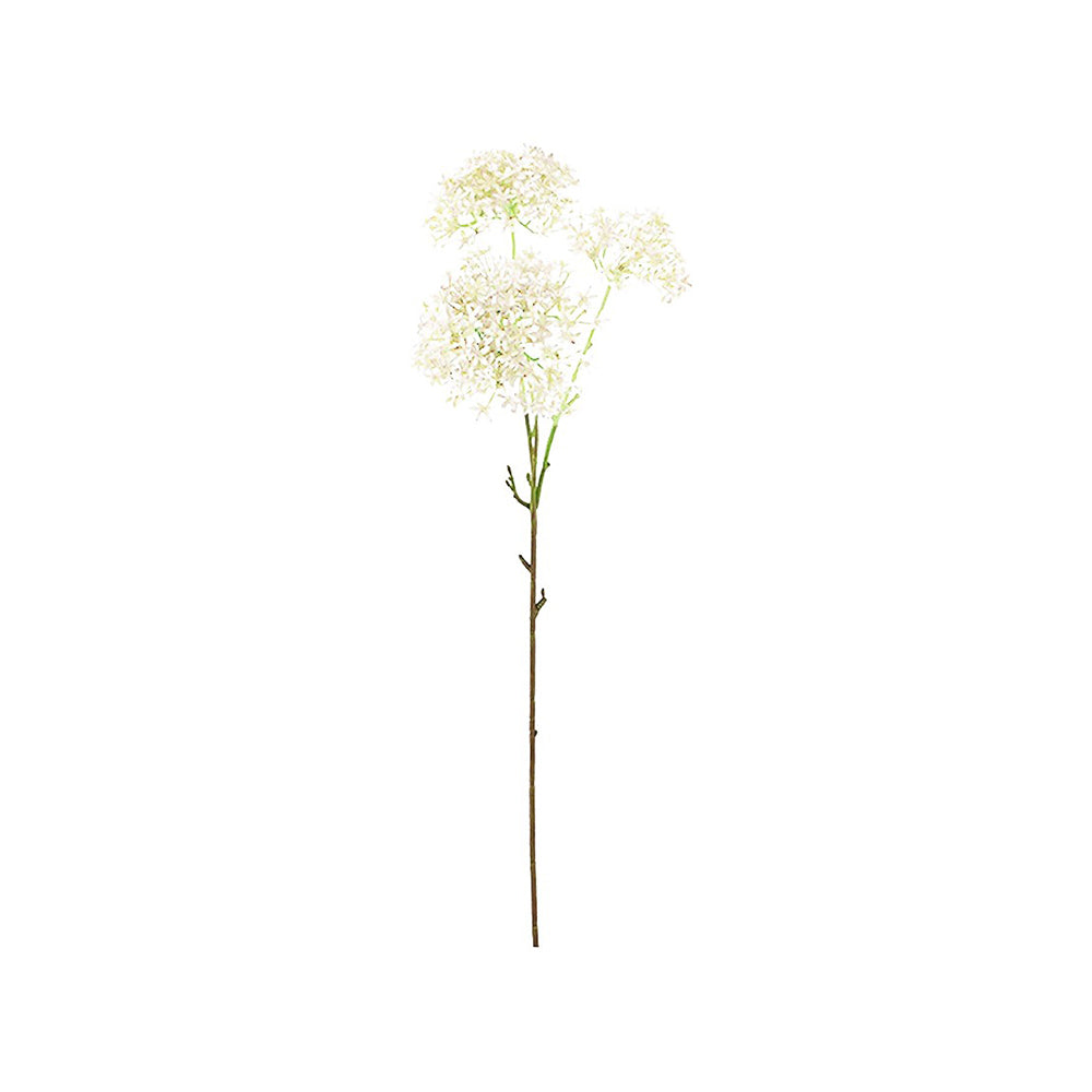 2x Urban 76cm Star Flower Stem Artificial Plant - White