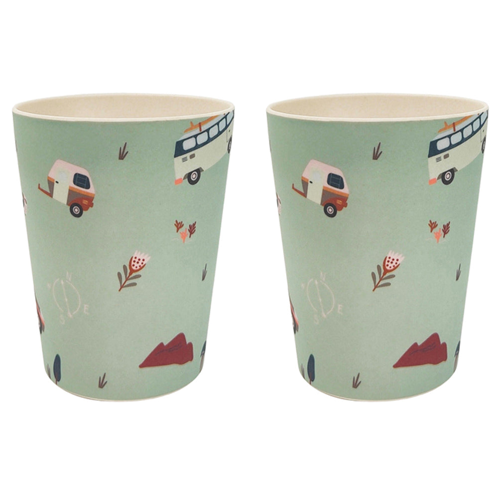 2x 2pc Urban Nomad 380ml Drinking Cup Kitchen Tableware - Sage