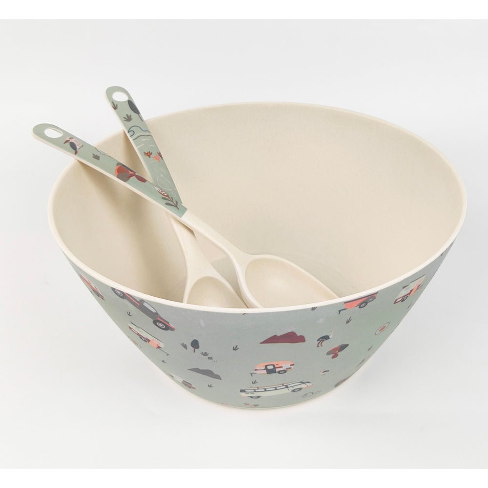 2x Urban Nomad 25cm Salad Bowl Serving Dinnerware - Sage