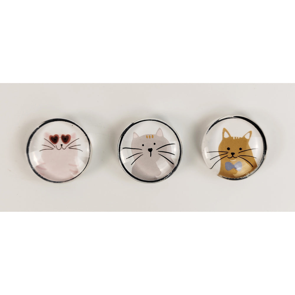 3x 3pc Urban 3cm Perfect Pets Cats Magnets Charm Home Fridge Decor