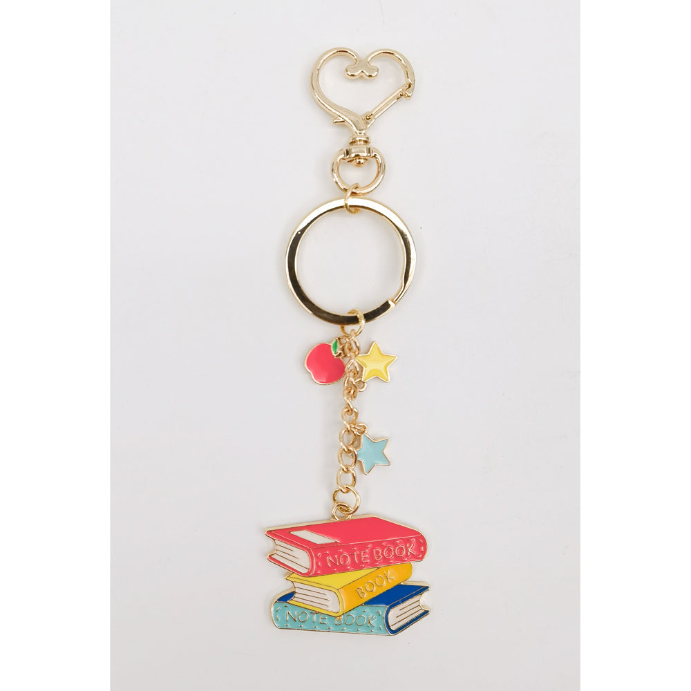 3PK Urban Best Teacher Keyring Red 12cm Display Decorative Keepsake