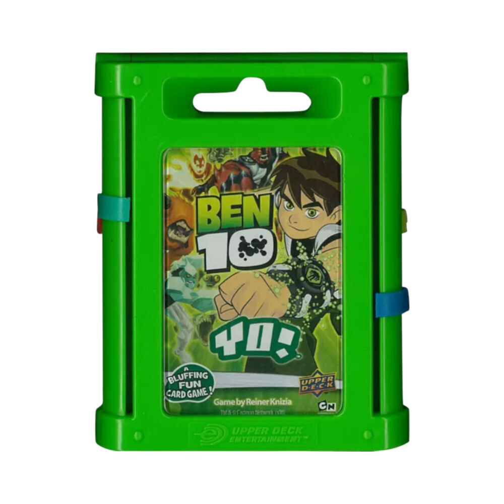 3PK Yo Ben10 Kids Card Game w/ Protector Case Green