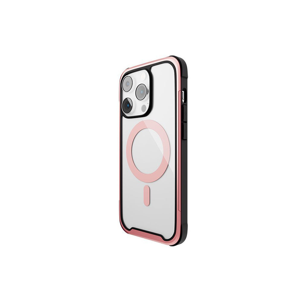 Urban Edge MagSafe Clear Case For iPhone 15 - Rose Gold