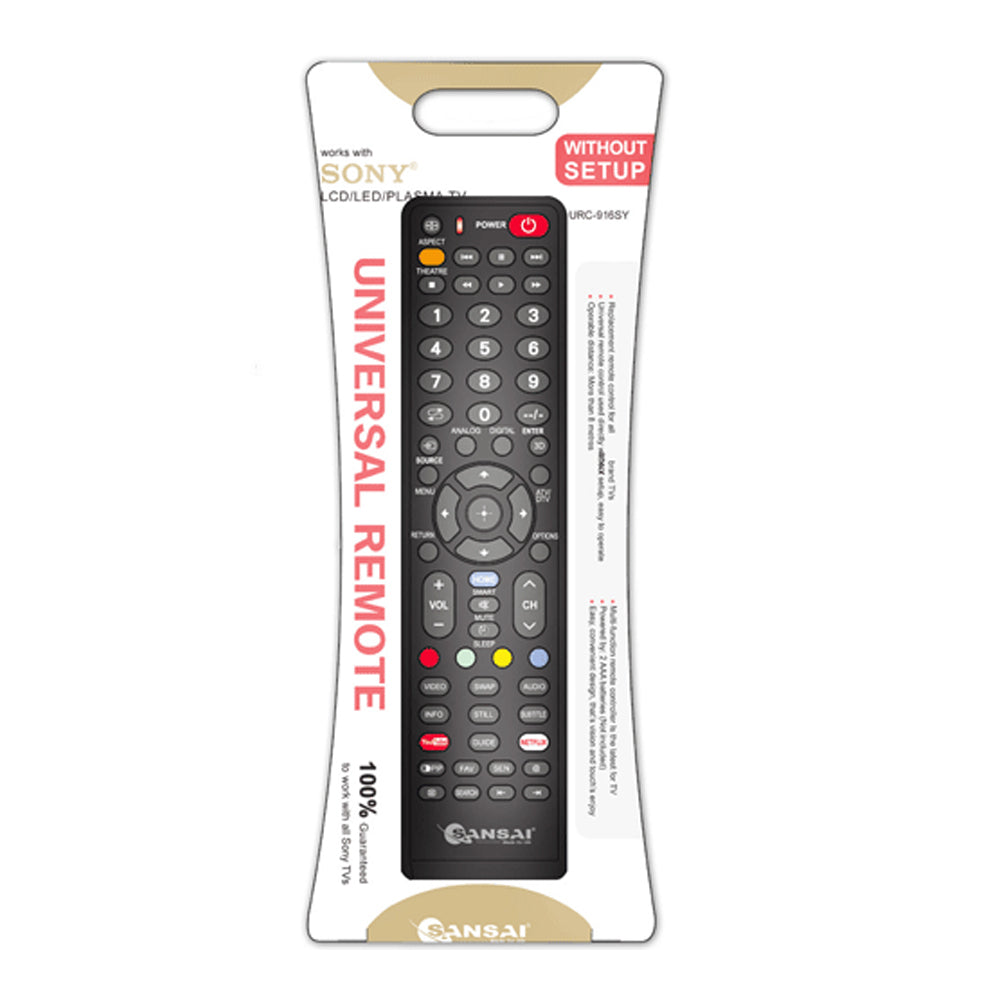 Sansai Universal Remote Control For Sony TV