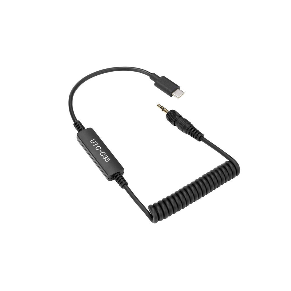 Saramonic 3.5mm Locking Type Male Jack to USB Type-C Cable w/ AD Converter