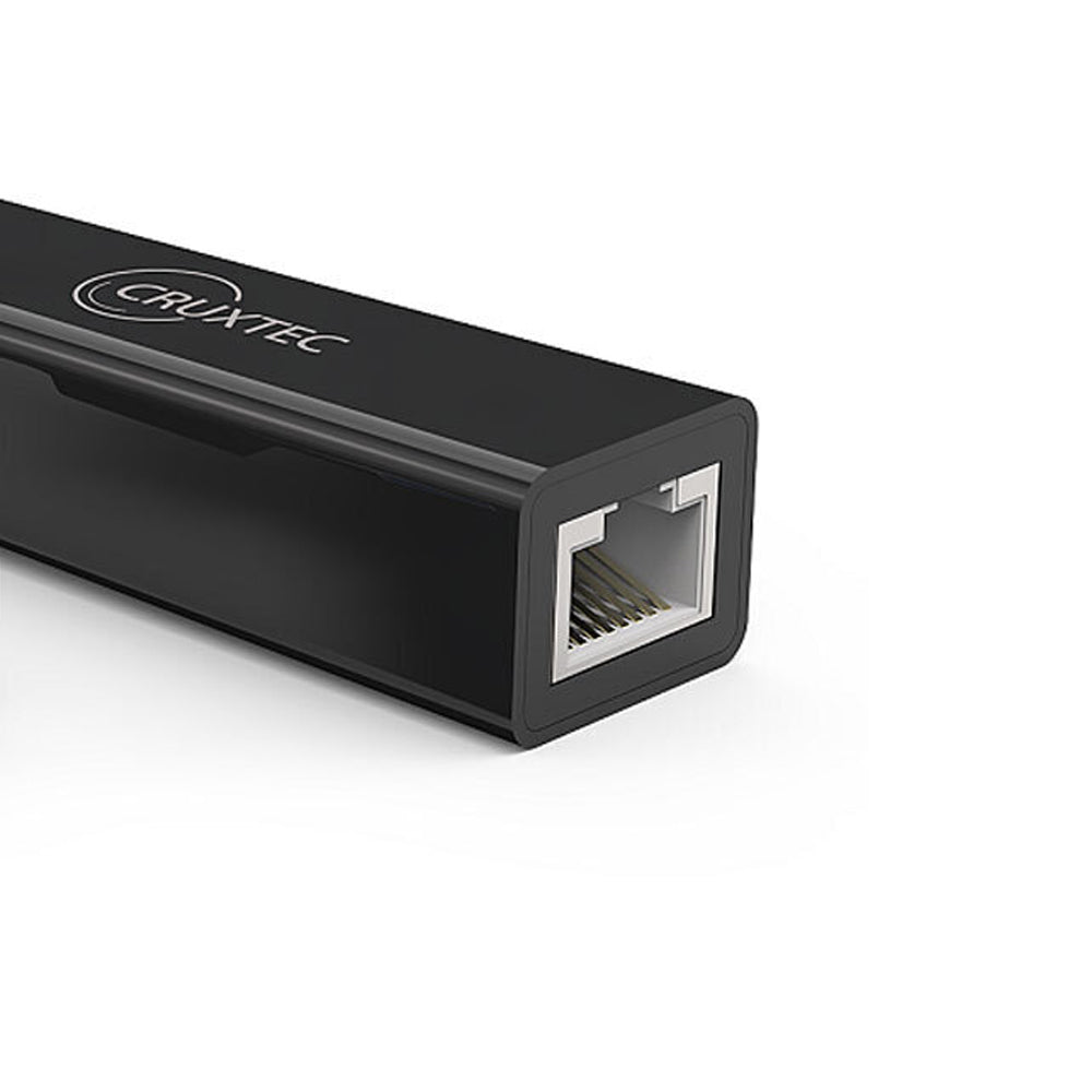 Cruxtec USB 3.0 to RJ45 Gigabit Ethernet Adapter - Black