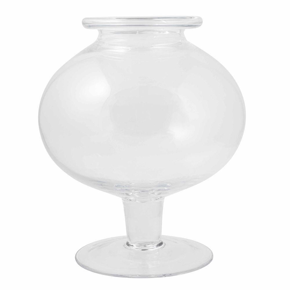 2PK Belle Polo Bubble Glass Flower Vase Home Decor 32cm - Clear