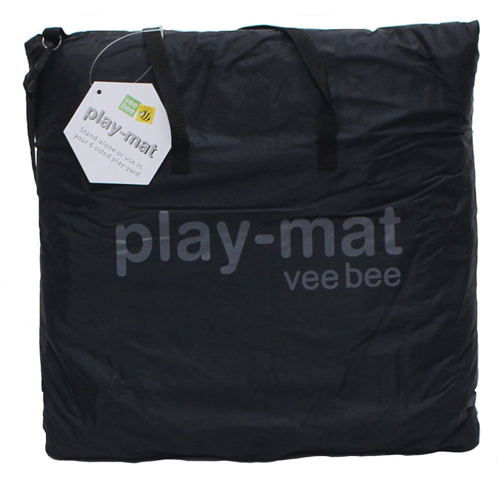 Veebee Continental 6 Sided Play Yard Marble Grey