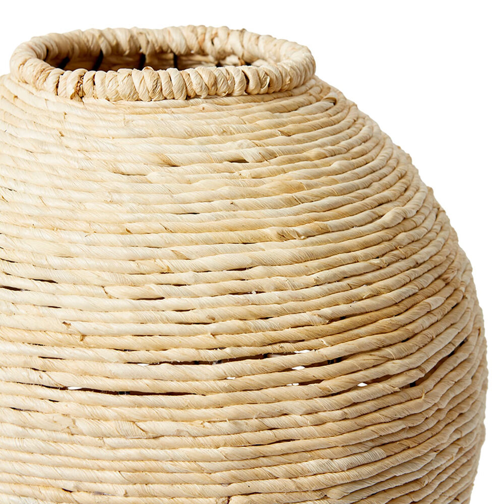 E Style Ratan Bomani Tall Round Vessel Decor 36x44cm - Natural