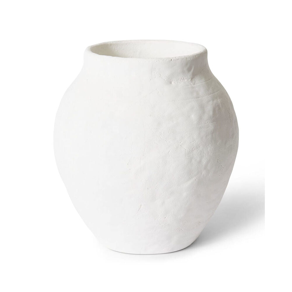 E Style Ceramic Reagan Tall Pot Garden Decor 29x29cm - White