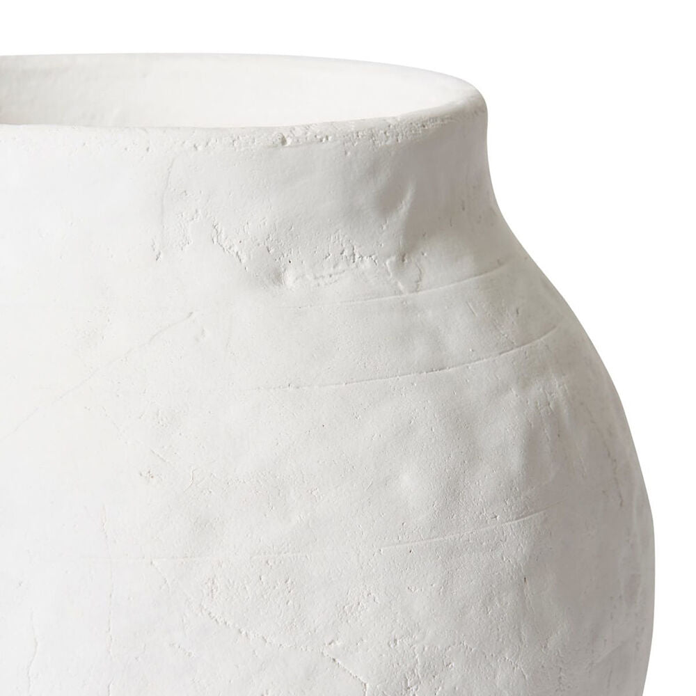E Style Ceramic Reagan Tall Pot Garden Decor 29x29cm - White