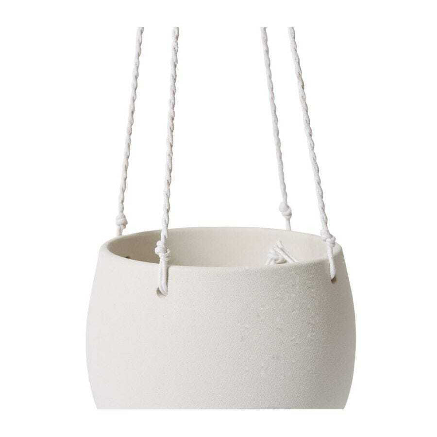 E Style Meyer 18cm Ceramic Hanging Bowl Decor Round - White