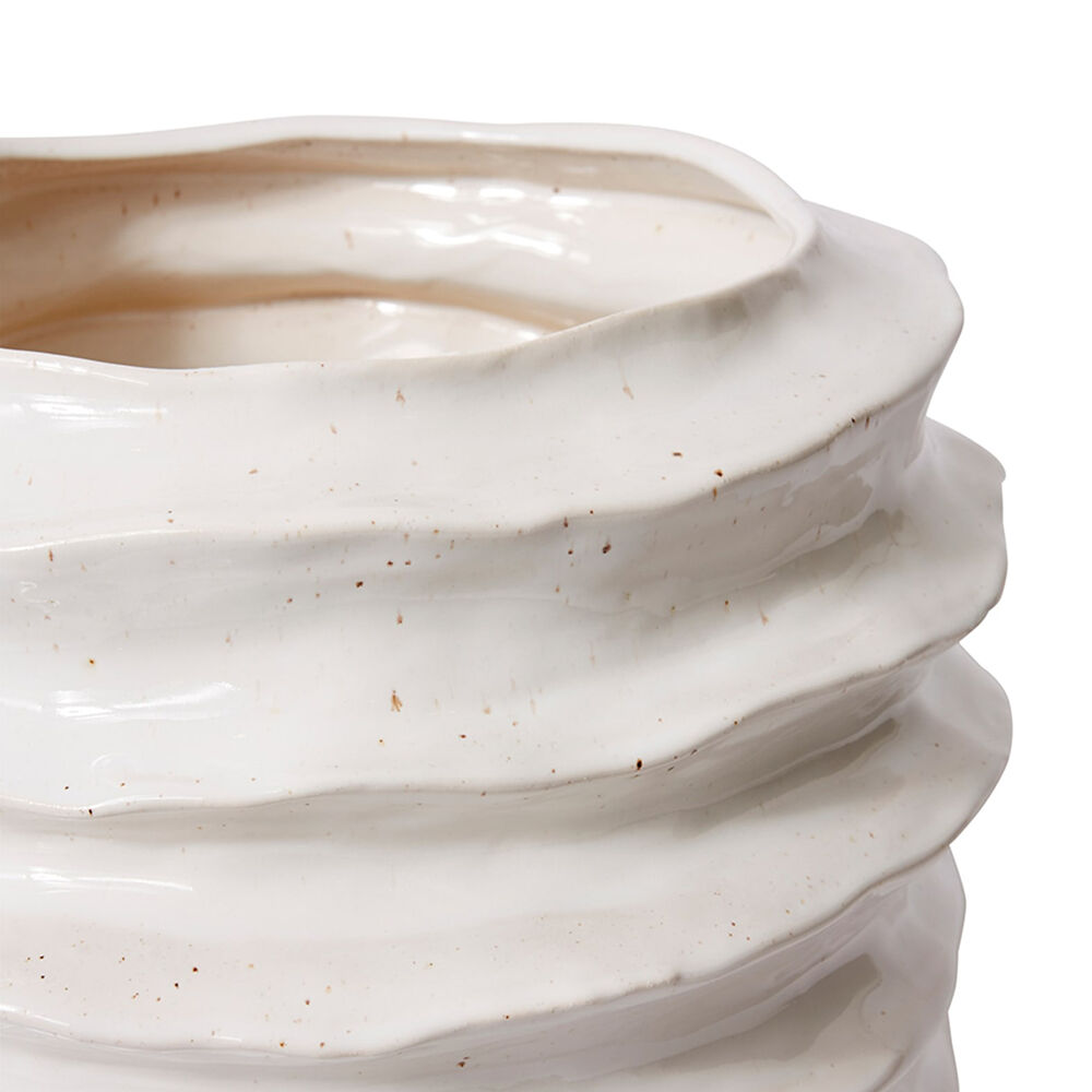 E Style Ceramic Adriana Vase Home Table Decor 45x47cm - White