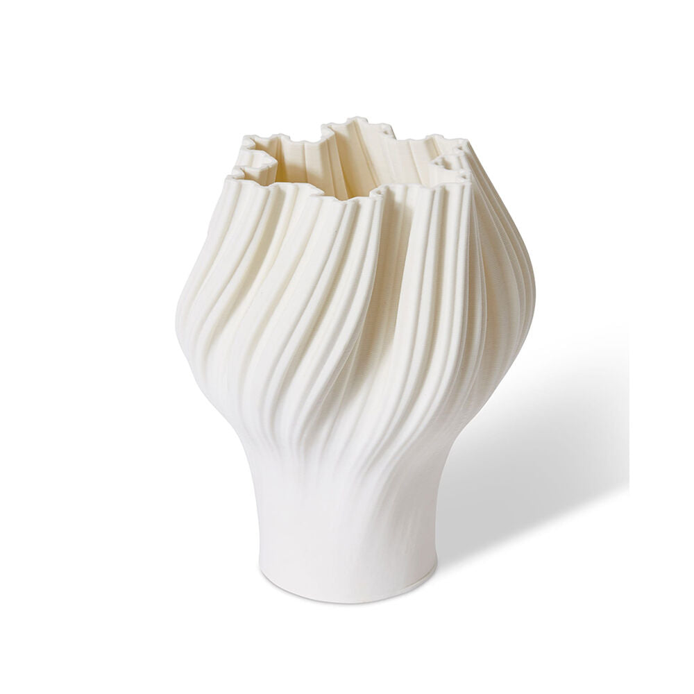 E Style Porcelain Avalon Vase Home Table Decor 20x30cm - White