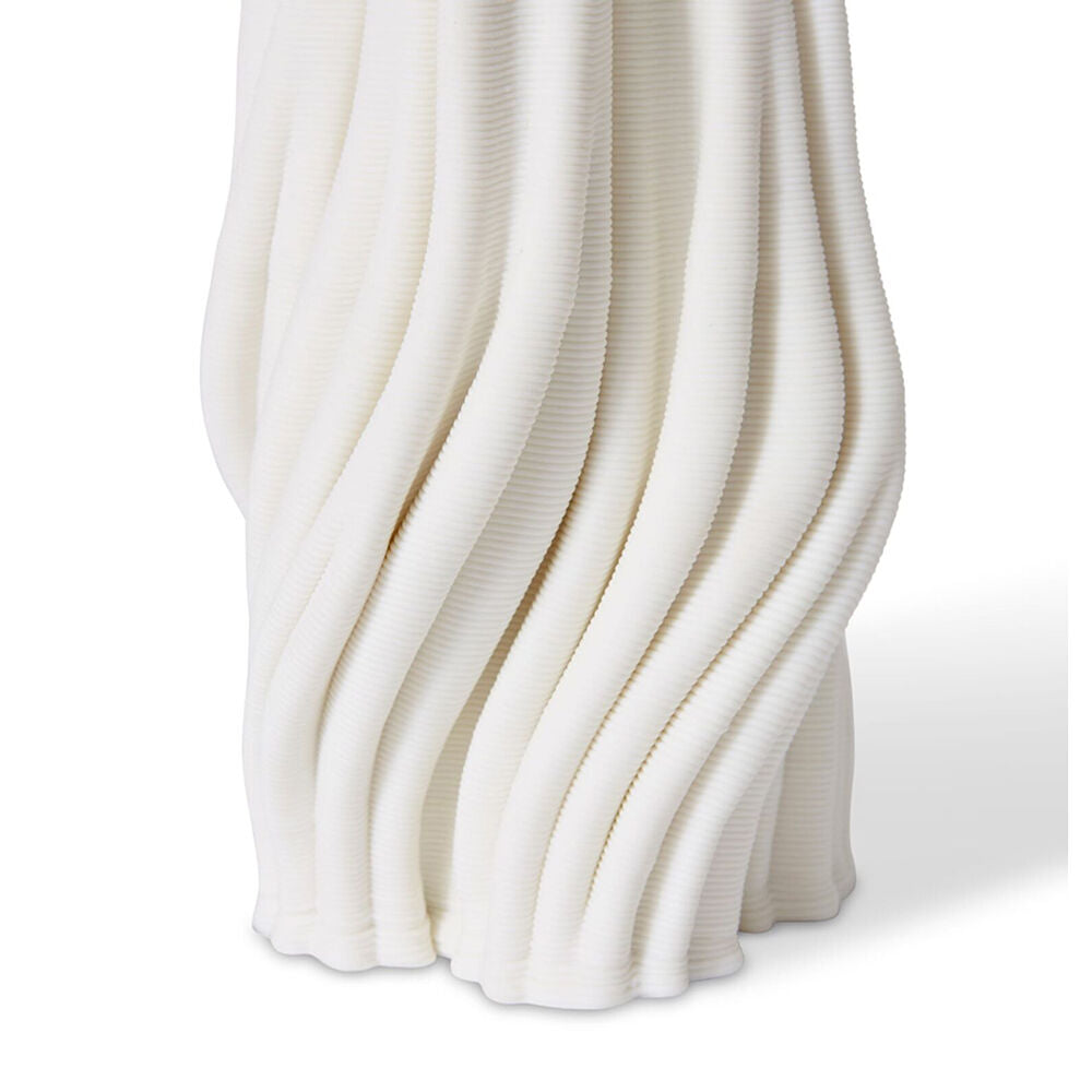 E Style Roxy Porcelain/Ceramic Flower Vase Home Decor 20cm - White