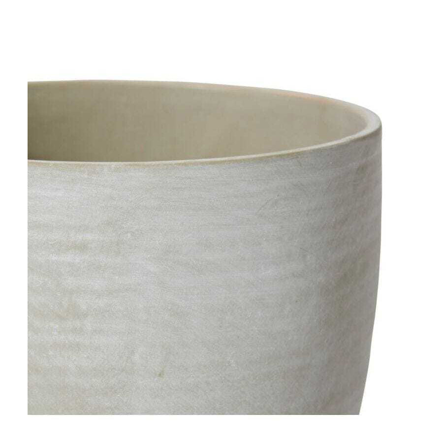 E Style Alora 25cm Ceramic Plant/Flower Vase Decor - Soft Grey