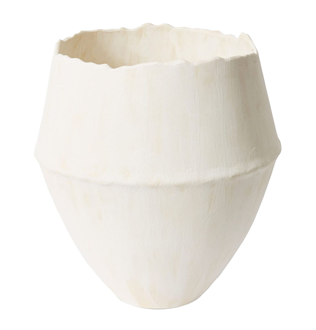 E Style Ambani Vessel Porcelain Flower Vase Home Decor 43cm - Ivory