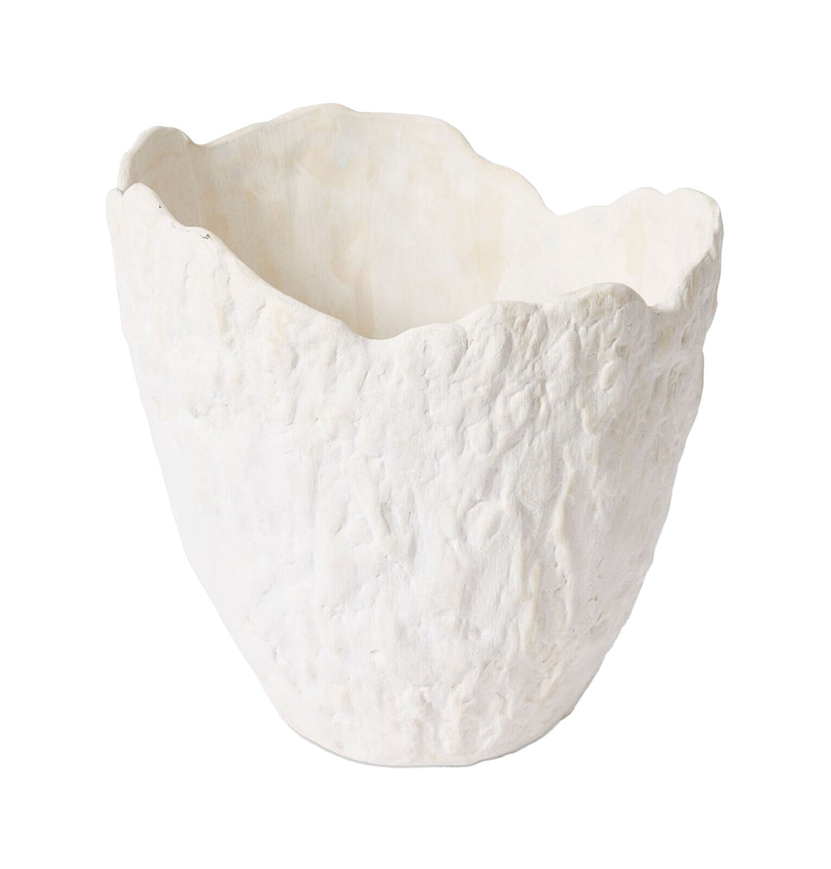 E Style Pandya Vessel Porcelain Flower Vase Home Decor 27cm - Ivory
