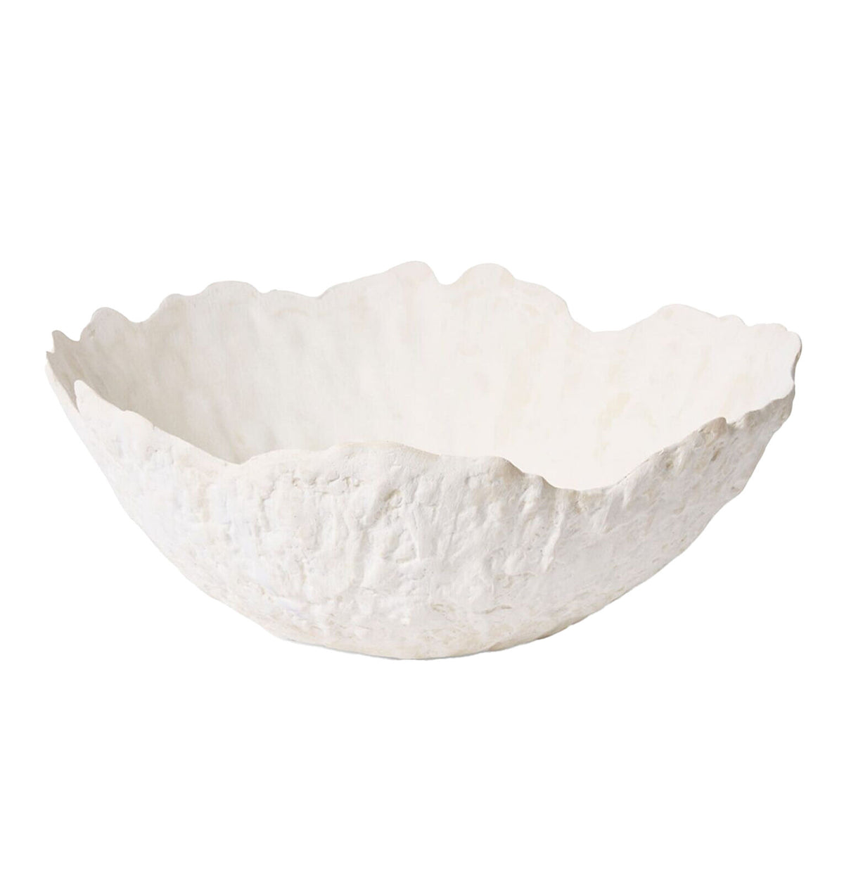 E Style Pandya Porcelain Decorative Bowl 45cm - Ivory