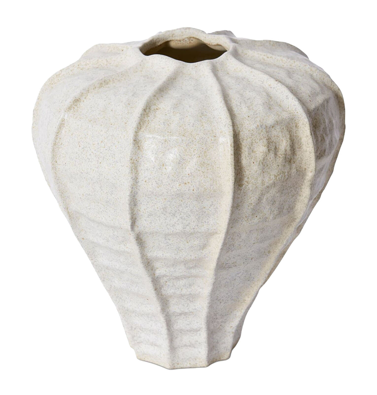 E Style Mahari Porcelain Flower Vase Home Decor 22cm - Natural