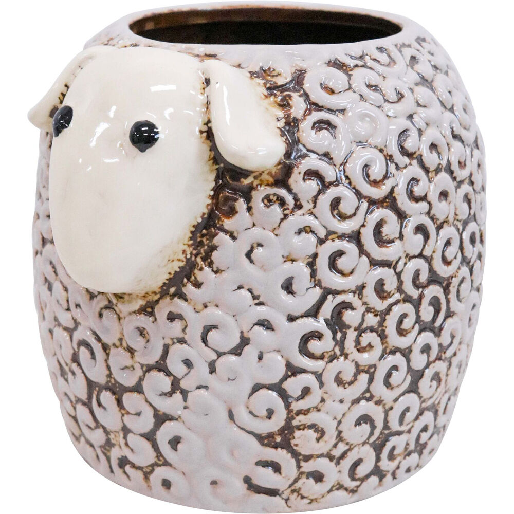 LVD Sheep Ceramic Planter/Flower Vase Home Decor 15cm