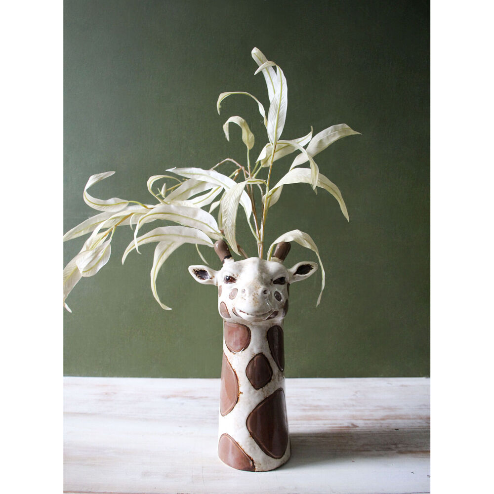 LVD Giraffe Ceramic Planter/Flower Vase Home Decor 26cm