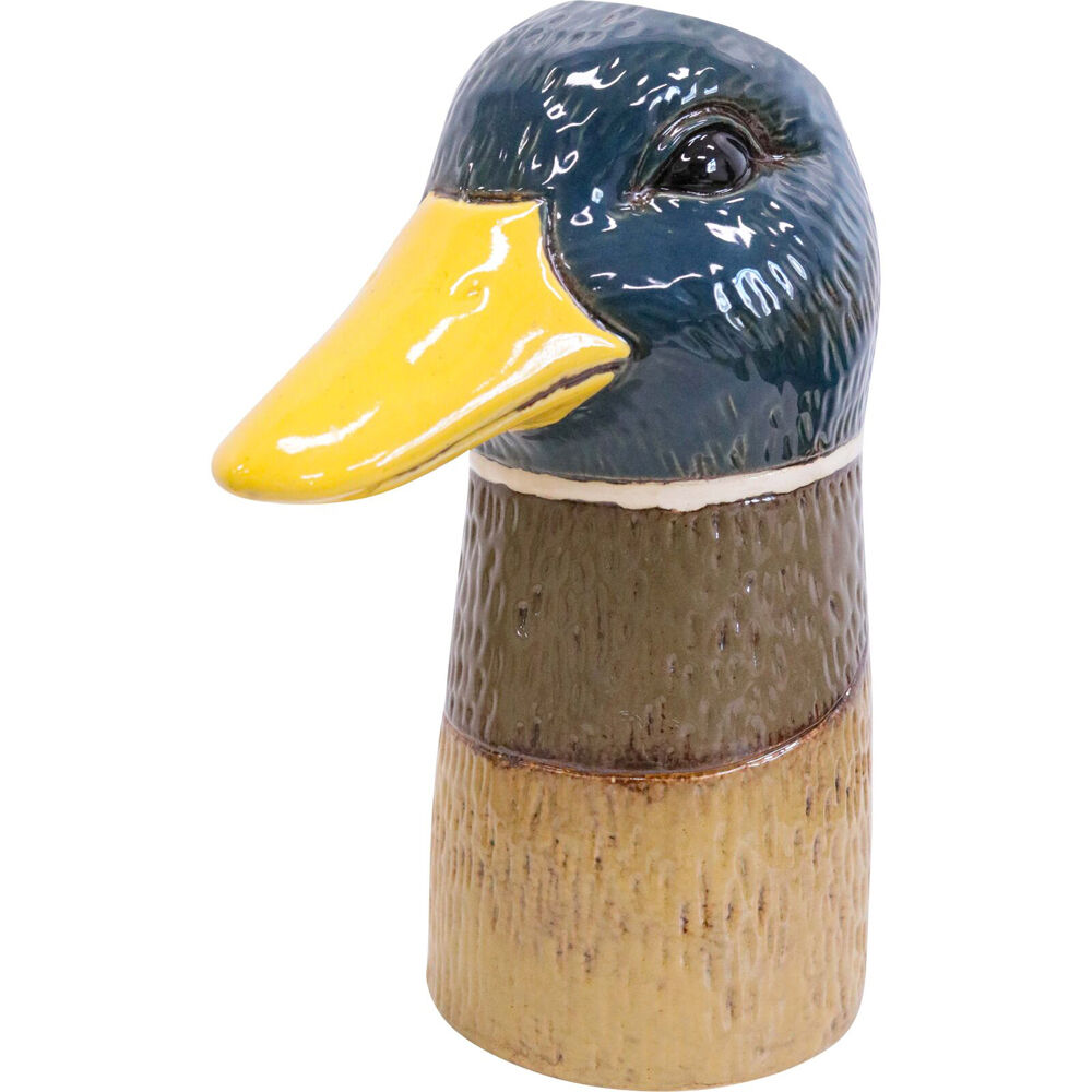 LVD Mallard Ceramic Duck Flower Vase Decor 16x22cm