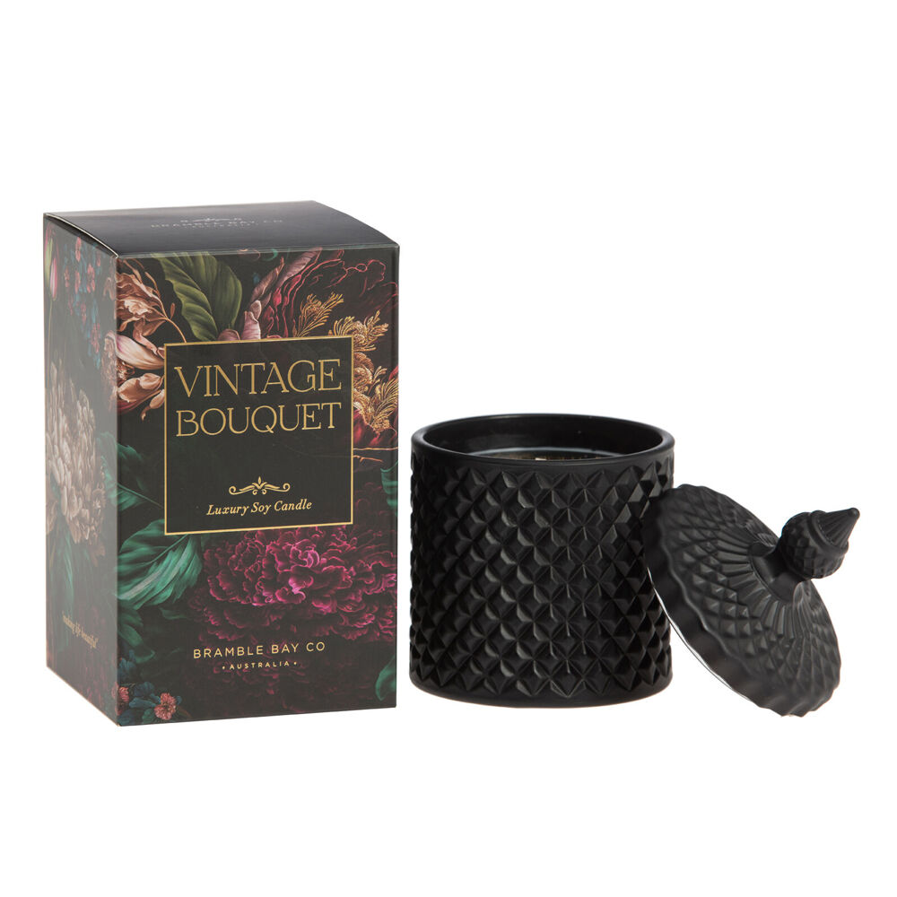 Bramble Bay Vintage Floriade Bouquet Scented Candle Home Fragrance 250g