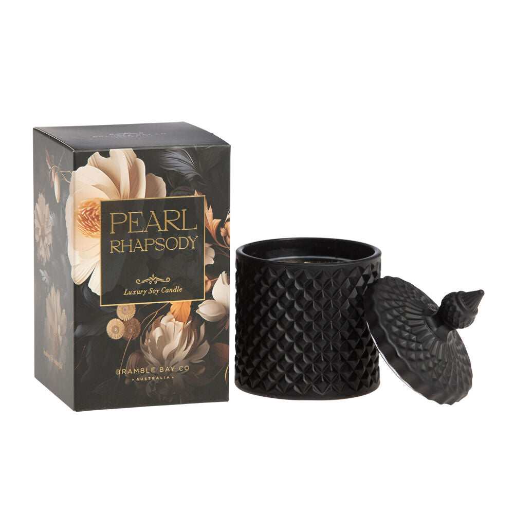 Bramble Bay Vintage Floriade Pearl Rhapsody Scented Candle Home Fragrance 250g