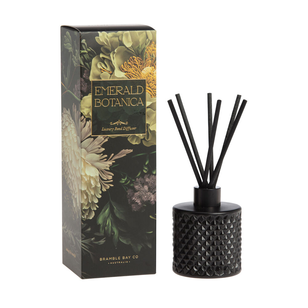 Bramble Bay Vintage Floriade Emerald Botanica Reed Diffuser 150ml