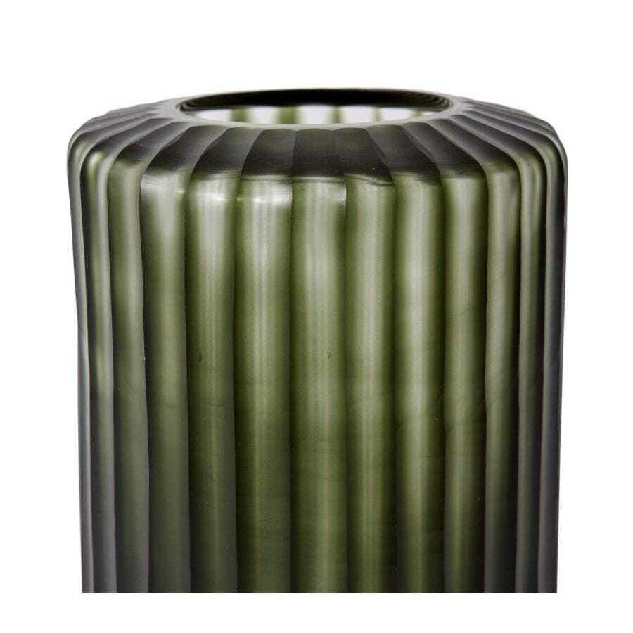 E Style 31cm Glass Cillian Flower Vase Decor - Dusty Grey