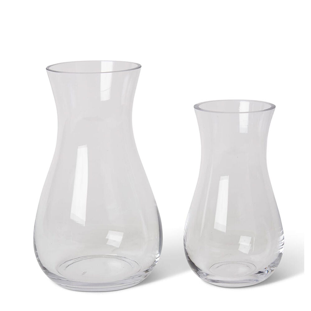 E Style Betsy Glass Flower Vase Home Decor 25cm - Clear