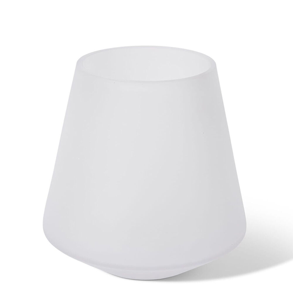 E Style Cassidy Glass Flower Vase Home Decor 20cm - White