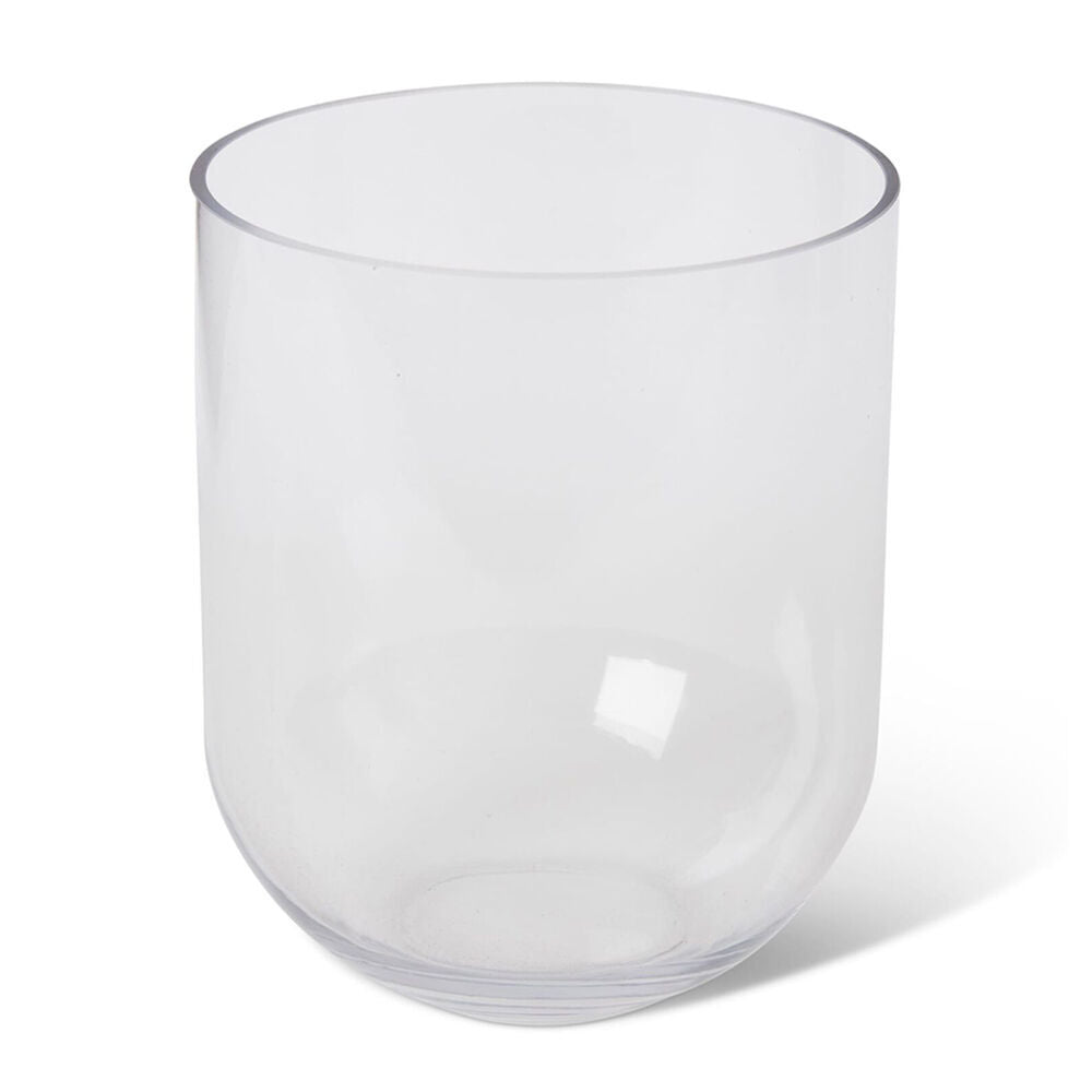 2PK E Style Halima Glass Flower Vase Home Decor 22cm - Clear