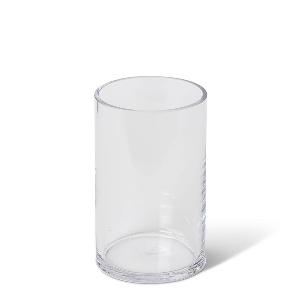 2PK E Style Vera Glass Flower Vase Home Decor 15cm - Clear