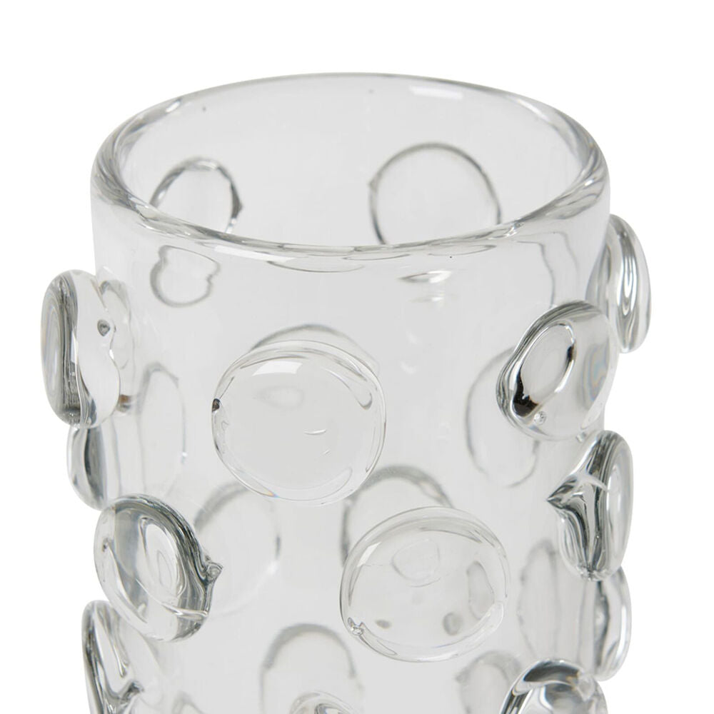 E Style Chioma Glass Flower Vase Home Decor 26cm - Clear
