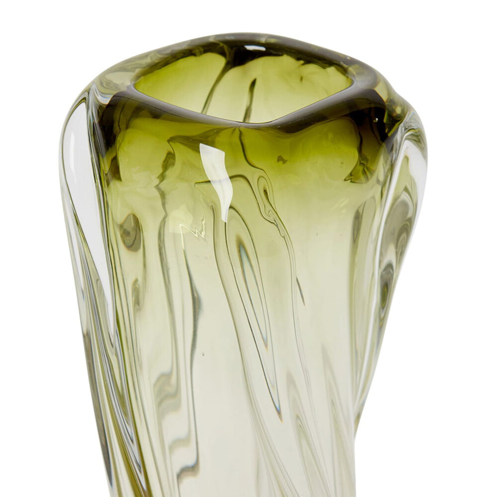 E Style Sharik Glass Flower Vase Home Decor 36cm - Green
