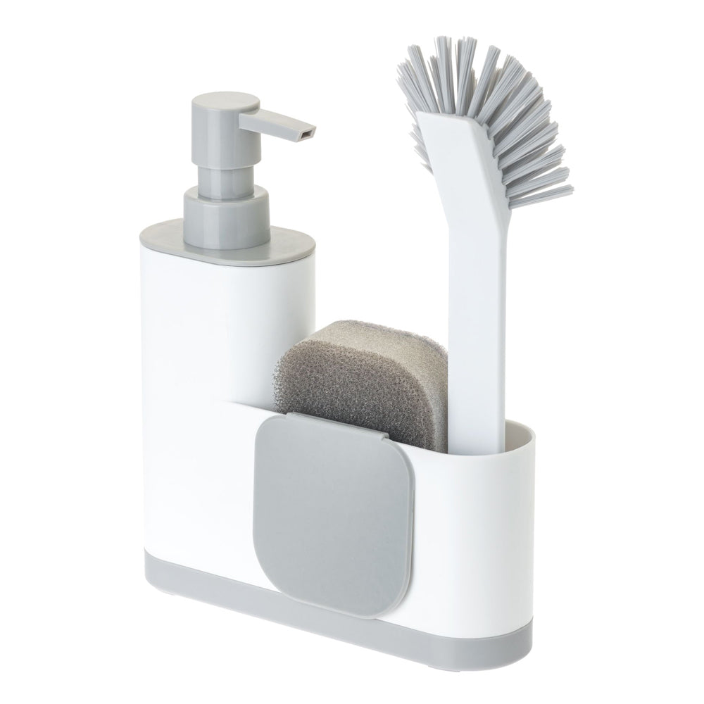 4pc Vigar Rengo Plastic Monobloc Sink Caddy Set - White
