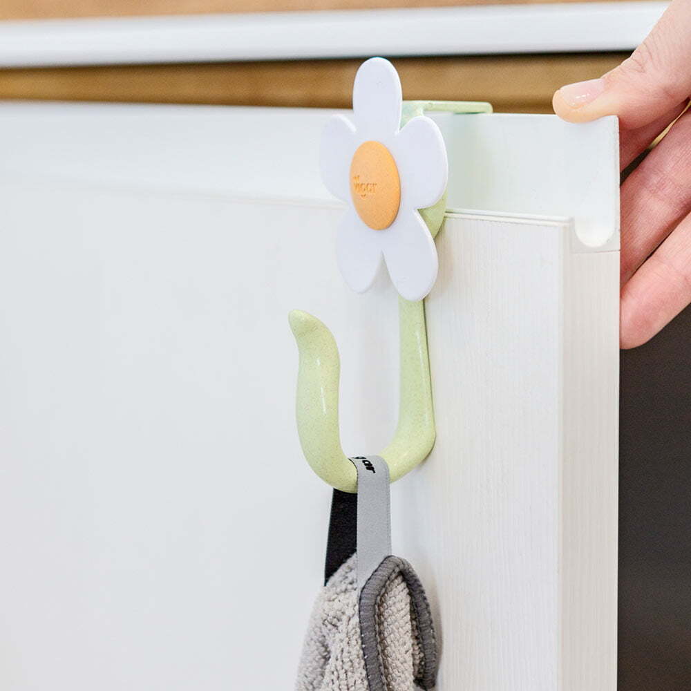 2x 4pc Vigar 13cm Florganic Cabinet Hook Set Space Organiser