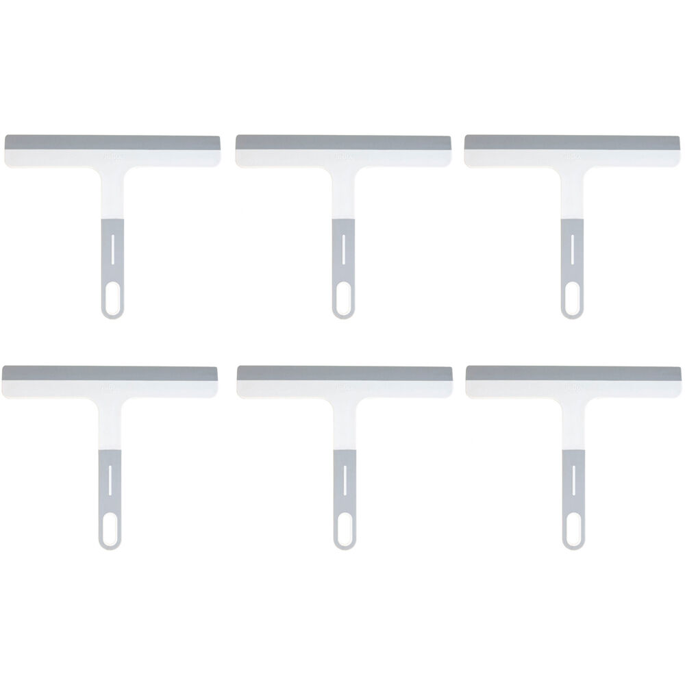 6PK Vigar Basic Squeegee Tiles/Window Surface Glass Cleaner 23.5cm