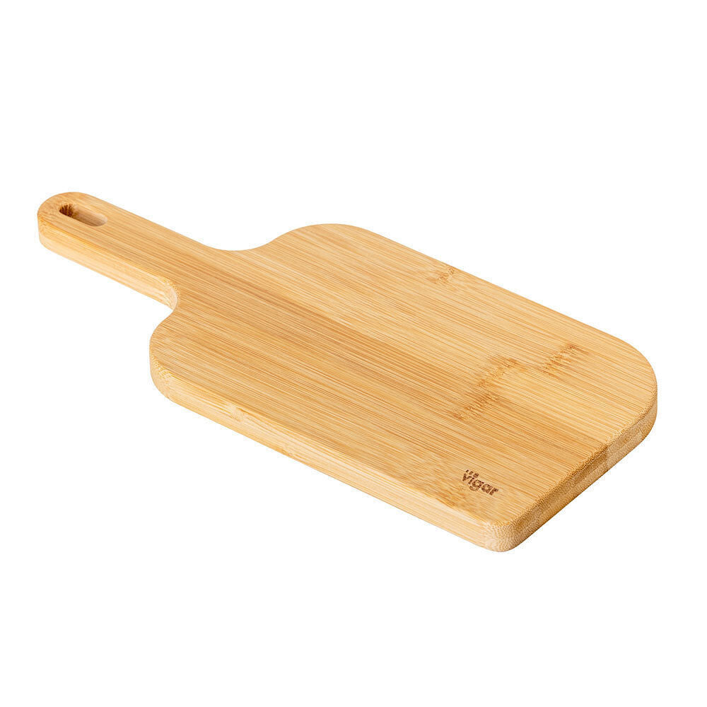 Vigar Becco Bamboo Serving Snack Cheese Board w/ Handle Small